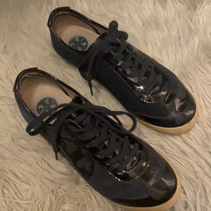 Navy blue Tory Burch sneakers